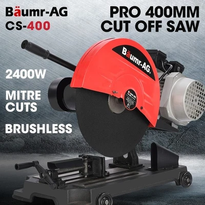 PRESALE BAUMR-AG Commercial Metal Cut Off Cold Saw 2400W 400mm 16" Brushless - image 1 of 4