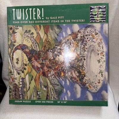 Puzzle Within A Puzzle Gale Pitt 550 Piece Twister 1998 Factory Sealed