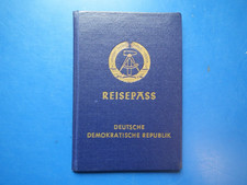 DDR -Reisepass  eine Frau 5x &Uuml;bergangsstelle Marienborn 60 Tage  Reise 1989