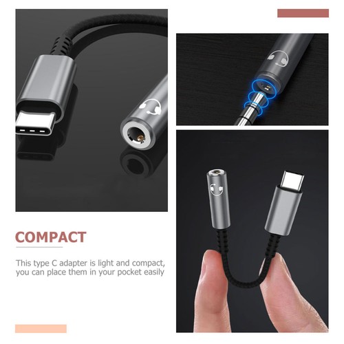 -C-Audioadapterkabel Kopfhörer- -C-Adapter Kopfhörer-Konverter - 第 3/12 張圖片