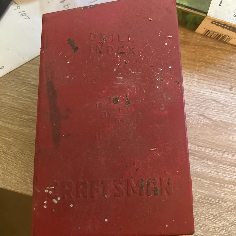 Juego completo - Craftsman 32 piezas índice de taladro 1/16" a 1/2" por 1/64ths Foto 4 de 4