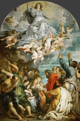 Peter Paul Rubens Mariä Himmelfahrt Kunstdruck Poster Wanddeko Minimalis