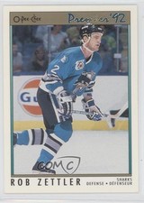 1991-92 O-Pee-Chee Premier Rob Zettler #21 0a7