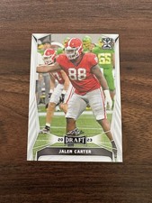 2023 Leaf Draft Jalen Carter Rookie RC #52 Georgia Eagles NM