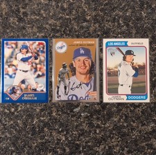 2023 Topps James Outman Rookie Card Lot (3) Dodgers Twins Archives Blue + more