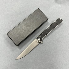 Veyros VI Black Klappmesser D2 Stahl G10 Griff 22cm Outdoormesser Lasergravur