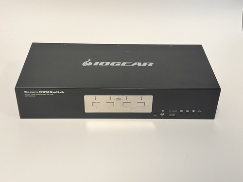 IOGEAR GCS1224TAA3 4-Port Dual View Dual-Link DVI Secure KVM Switches