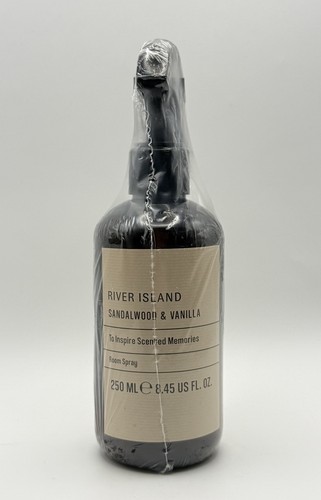 River Island Sandalwood & Vanilla Room Spray 250ml Sealed Home Fragrance