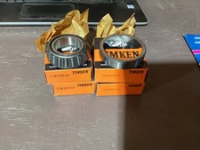 2 Sets - TIMKEN LM48548/LM48510 TAPERED ROLLER BEARING Cone & Cup Free Shipping