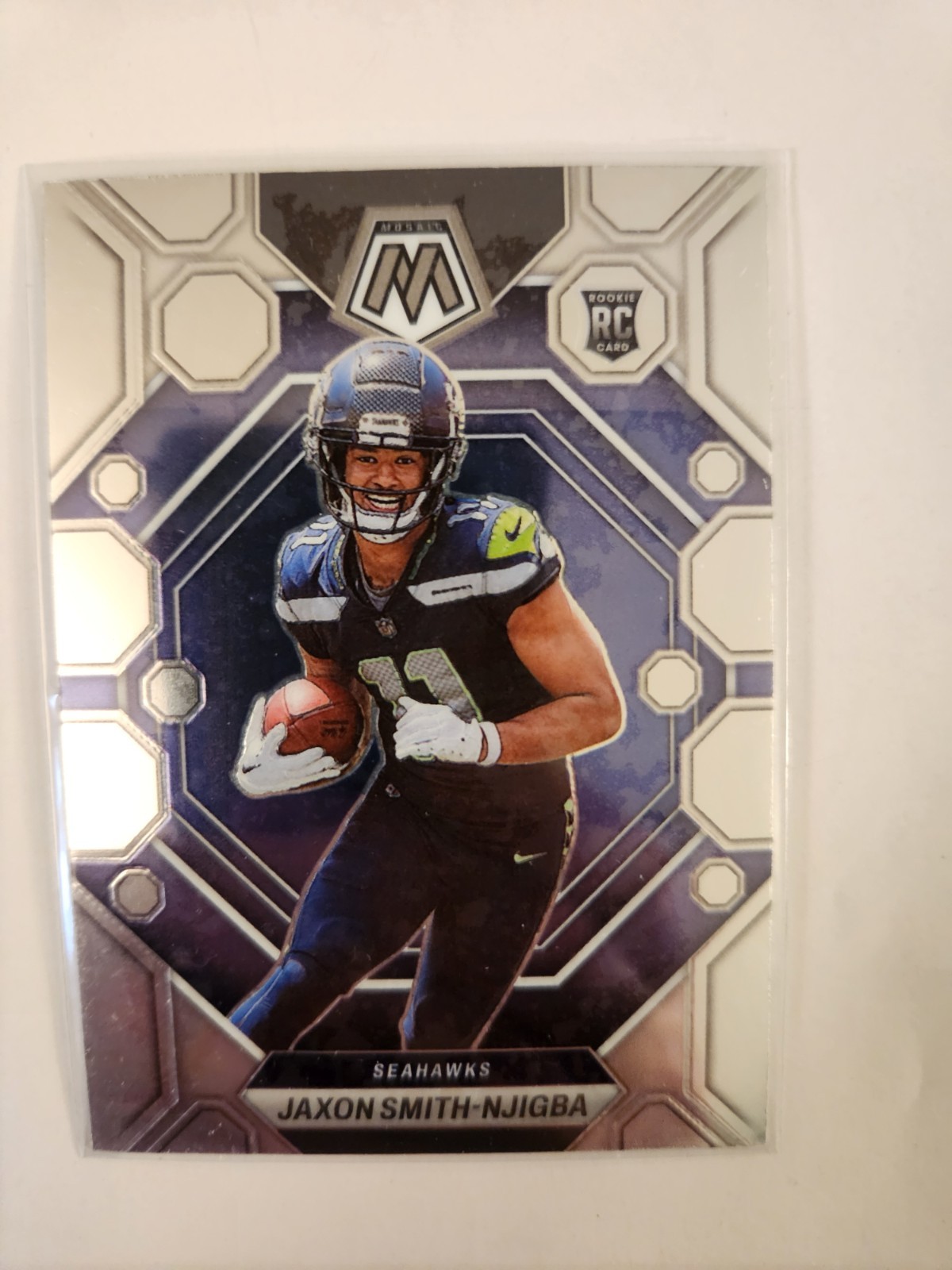 Jaxon Smith-Njigba Mosaic 2023 RC Rookie #331 Silver Prizm