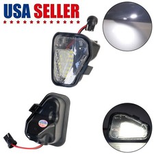 2pcs Led Side Mirror Puddle Lights No Error For Volkswagen Vw Scirocco 2009-2017