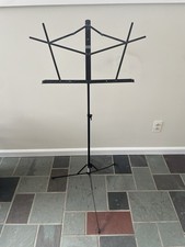 Titan Portable Folding Music Stand Black, Used, Lightweight