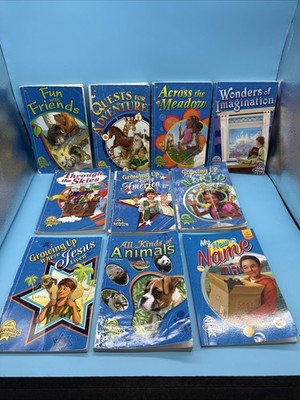 Abeka 2nd Grade Reading Set (10 Readers) Fun w Pets, Quests, Growing Up, Animals