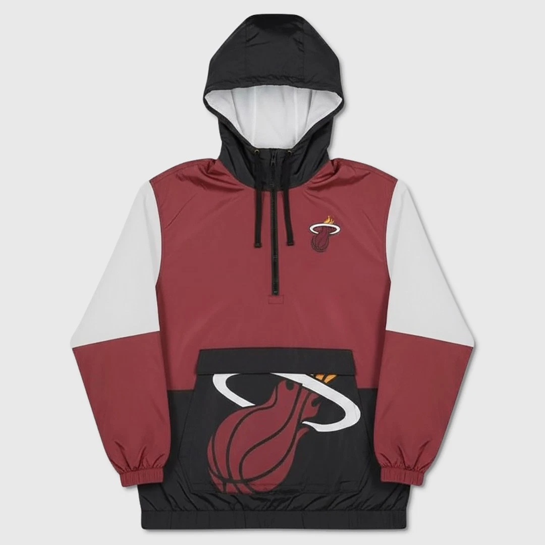 FOCO / Miami Heat Team Logo Windbreaker - NWT Mens Size XL - #48418-C4