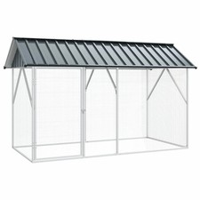 Image of Bird Cage Anthracite 227 x 112 x 141 cm Galvanised Steel vidaXL