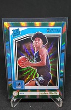 2024-25 Panini Donruss - Rated Rookie Jaylen Wells #245 Holo Green Laser (RC)