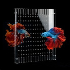 Aquarium Divider Clear 10/15/20 Gallon Fish Tank Divider with Suction Cups 10...