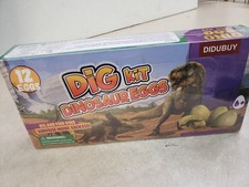 Easter Dino Eggs Dig Kit, 12 Pack Dinosaur Eggs Excavation Science Experiments