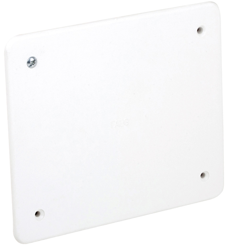 COPERCHIO PER SCATOLA DI DERIVAZIONE DA INCASSO CON VITI mm.153X98