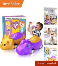 Lightweight Dino Walkie Talkies for Kids Ages 3-7 - Fun Indoor  Outdoor Play