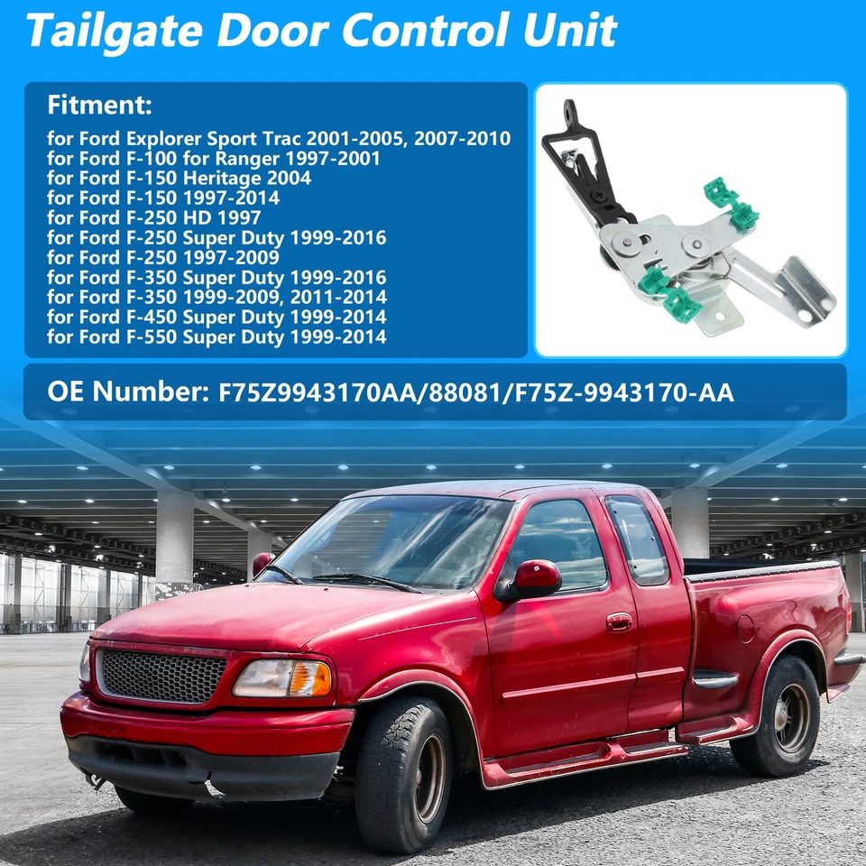 Cerradura de puerta de control de puerta trasera para Ford F-150 F-250 F-350 F450 F550 NºF75Z9943170AA Foto 2 de 4