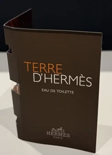 HERMES • TERRE D'HERMES • Eau de Toilette EDT • 2.0ml .06fl oz • SPRAY SAMPLE