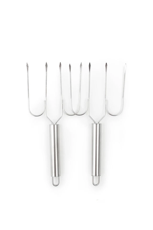 Elevadores de pavo y aves de corral, juego de 2, 1,25 x 4 x 9,5 pulgadas, metálicos Foto 4 de 4