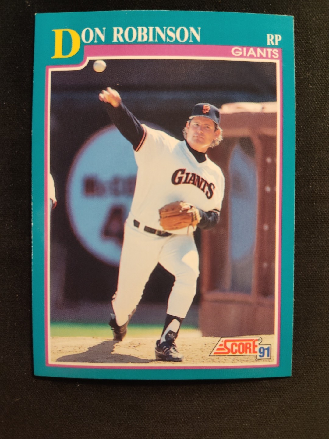 1991 Score - Don Robinson #639 San Francisco Giants 