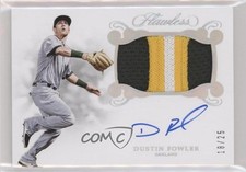 2018 Panini Flawless Rookie 18/25 Dustin Fowler #RPA-DF Patch Auto 5w7