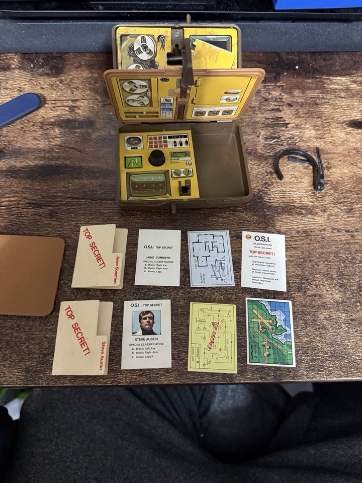 VTG 1977 Kenner Six Million Dollar Man Oscar Goldman+ Exploding ...