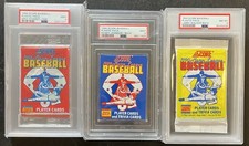 1988-1990 Score Baseball Packs/2 PSA 9, 1 PSA 8