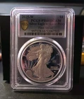 2025-W Proof $1 American Silver Eagle Laser Privy PR68DCAM First Strike Gold