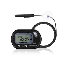 Aquarium Thermometer with Large LCD Display Fahrenheit/Celsius /