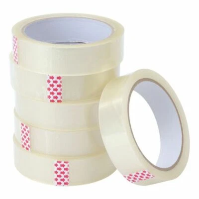clear cellotape sellotape Packing Parcel Strong Tape 25mm (1 inch) wide X 66