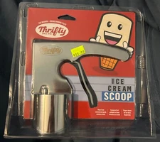 Thrifty Old Time Ice Cream Scooper square new stainless steel Cylinder scoop