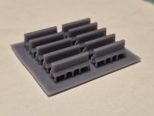 N Gauge Jersey Barriers 3d Printed Pack Of 10