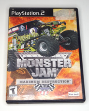 Monster Jam: Maximum Destruction (Sony PlayStation 2, 2002) PS2, Includes Manual