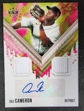 2021 Diamond Kings DK Material Signatures Jersey Autograph Daz Cameron RC Tigers