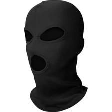 3 Hole Balaclava Face Mask Thin UV Protection Tactical Full Masks for Men Women