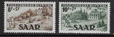 SAAR - 1949 - YOUTH HOSTELS FUND - SET 2V - MNH **