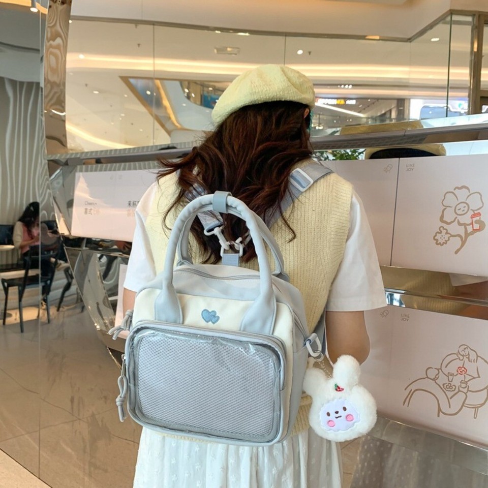 Clear Doll Display Bag Large Capacity Shoulder Bag Shoulder Pain Bag