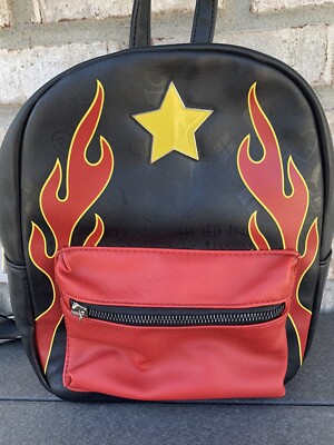 birds of prey mini backpack Harley Quin Faux Denim Ripstock about 11 inches tall DC Comics Birds of Prey