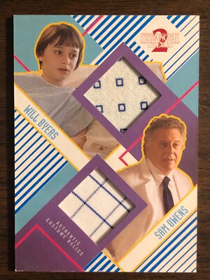 2019 Topps Stranger Things 2 #DR-WS Will Byers Sam Owens Costume Relic 01/10