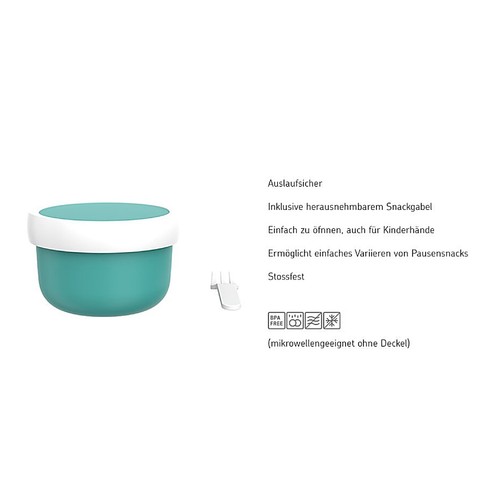 Mepal | Obstbox Campus | Snackbox 300ml | spülmaschinen- & mikrowellenfest | BPA - Bild 2 von 5