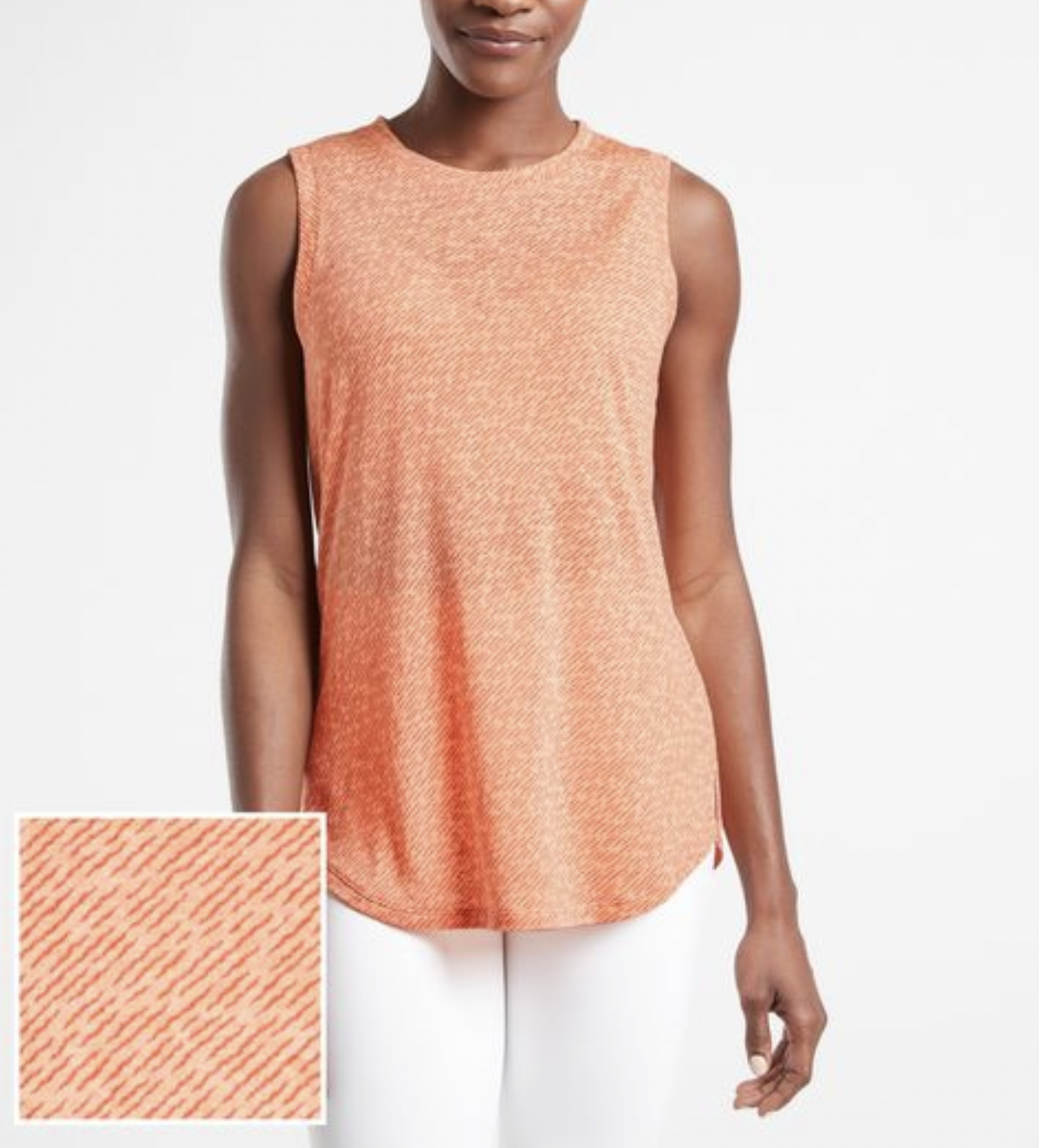 ATHLETA WOMEN'S WARM SUNSET PRINTED SLEEVELESS BREEZY TOP TANK Sz XXS | eBay