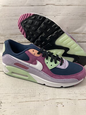 Nike Air Max 90 NRG  Light Bordeaux Armory Navy  Mens Sz 14 (DM0035-500)