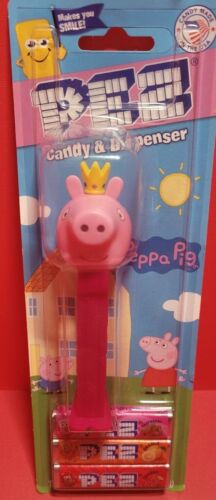 eOne's Peppa Pig & George ~ "PRINCESS PEPPA" ~PEZ Dispenser New on a Card!! - Picture 1 of 1