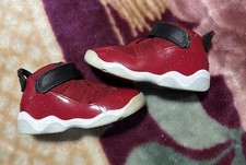 2018 Nike Air Jordan Six 6 Rings Gym Red TD Toddler 323420-601 sz 8c