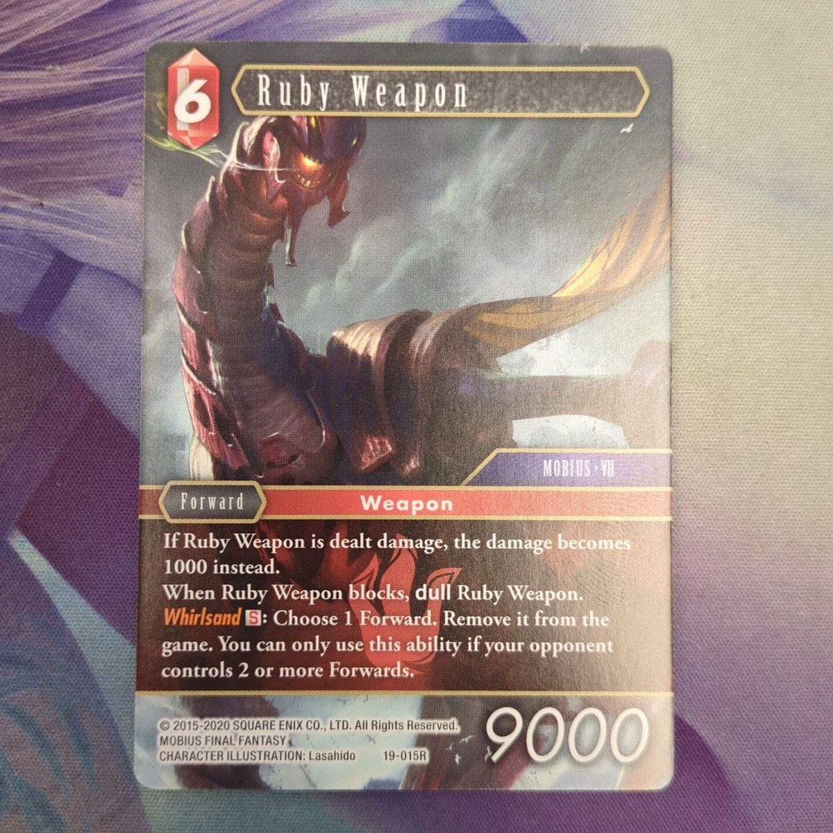 Final Fantasy TCG From Nightmares Ruby Weapon 19-015R | eBay