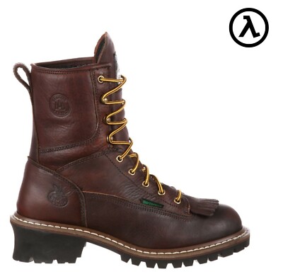 GEORGIA BOOT STEEL TOE WATERPROOF LOGGER BOOTS G7313 - ALL SIZES - NEW